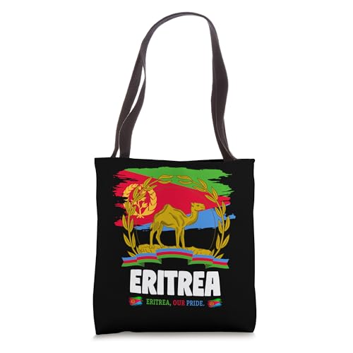 Bolsa tote con bandera de Eritrea para mujer miniatura 1