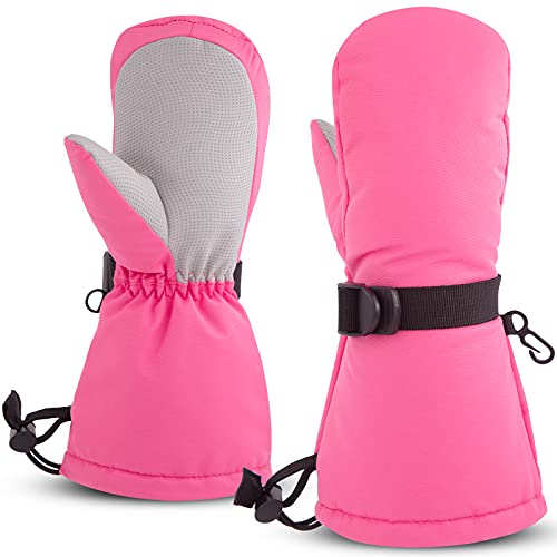 Image of BAVST Winter Kids Waterproof Gloves for Boys Girls Snow Ski Toddler Baby Mittens Outdoor for Infant Teens 1-5T