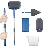 Rodillo de Pintura Ntigoteo con Tanque y Manija Extensible, DUTISON Antigoteo, 7 Unidades de Kit de Rodillo para el Hogar/Oficina/Jardn
