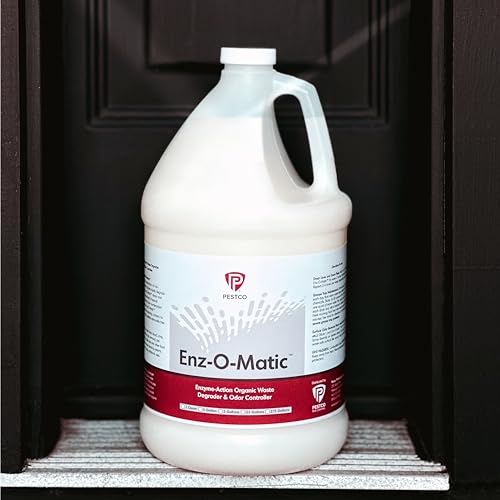 Enz-O-Matic-Enzyme-Drain-Cleaner-Organic-Enzyme-Based-Waste-Degrader-And-Odor-Neutralizer-1-Gallon-Bottle-128-Fl-Oz-Multi-Purpose-Enzyme-Cleaner-Clean-Fresh-Scent-Bathroom-Accessories