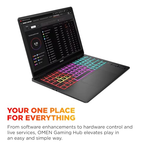 Image of HP OMEN Transcend 14 AI Gaming Laptop 14.0 inch 2.8K (Intel Ultra 9-285H, GeForce RTX 5070 8GB, 32GB LPDDR5X, 1TB PCIe SSD, Win 11 Pro) w /DKZ USB Port Expander