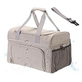 Bolsa Isotérmica de 30L de Gran Capacidad, Nevéra Portátil Plegable | Impermeable y a Prueba de Fugas con Correa de Hombro Ajustable, Ideal para Picnic, Camping, Playa, Compras, Comidas Familiares