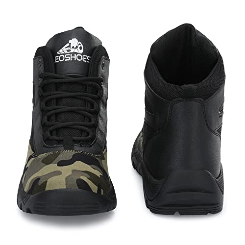 Image of Leo's Fitness Shoes Men's Jungle Hiking Outdoor Boots For Trekking Backpacking Mountaineering & Other Activities