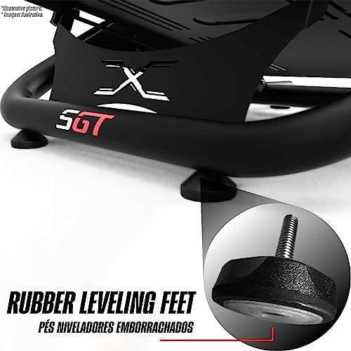Extreme Simracing Suporte Para Volante Cockpit Simulador SGT Preto - Imagem 7