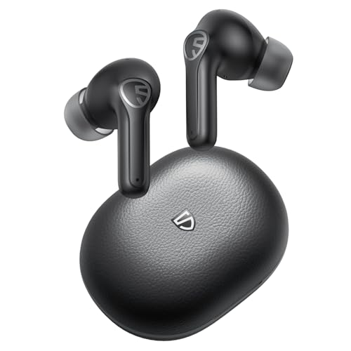 SoundPEATS T3 Pro Bluetooth Kopfhörer, In-Ear Kopfhörer mit 12mm Treiber, Kabellose Kopfhörer Bluetooth 5.4, 28 Std. Spielzeit, IPX4 wasserfest, 4