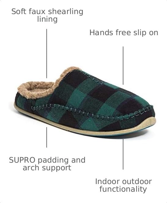 Image of Deer Stags Men's Comfort Slippers