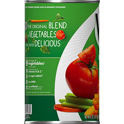 V8 Original 100% Vegetable Juice, 46 fl oz Bottle (Case of 12)