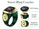 Abiyou Tasbih Zähler Smart Ring,Digital Electronic Smart Ring Counter,Muslimischer Tasbeeh Smart Counter,Intelligenter Tasbih-Ring Zähler,Islamischer Ring Counter,Tasbeeh Smart Zähler (Grün,20MM)