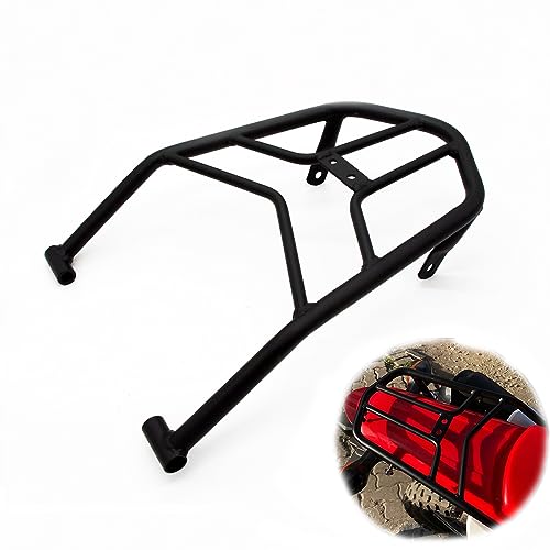 Motorrad-Gepäckträger Für H-ONDA CRF250L 2012-2021 CRF250 Für Rally 2017-2020 CRF250M 2013-2021 Hinten Sitz Gepäckträger Mit Griff Grip Gepäck Unterstützung Regal