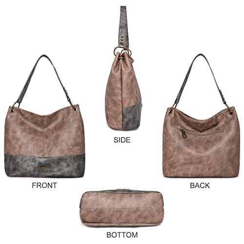 Image of Handbags for Women Chain Shoulder Vegan Leather Tote Bag Top Handle Handbag