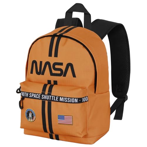 NASA Lines-Zaino HS FAN Piccolo 25 x 35 cm Capacità 12 L arancione