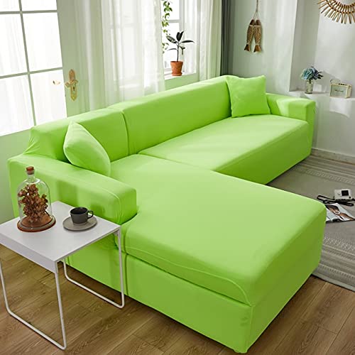 Narzuty na sofę narożną do salonu elastyczny spandex pokrowiec na kanapę elastyczne pokrowce w kształcie litery L sofa