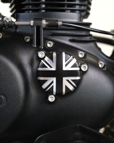 Image of Oil Cap Compatible with Royal Enfield Motorcycles - Cafe Twin x Trip Machine (Engine Oil Carter Cap)