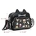 ZAROXOXS Kawaii Ita Bag Backpack Crossbody Bag Cat Shoulder Bags Multi-Purpose Pin Display with Insert