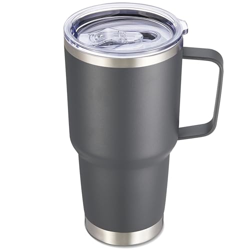 Image of 30 oz Stainless Steel Tumbler with Handle and Lid, 1 Pack