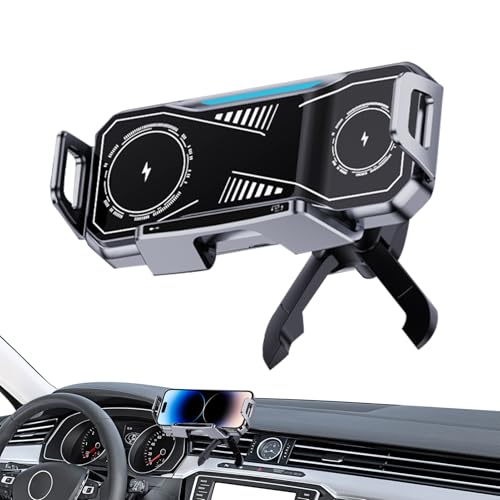 Soporte para teléfono y Cargador para Coche - Soporte de Coche Cargador con rotación de 360 Grados | Accesorios para vehículos de de Trabajo Camping Viajes de Uso