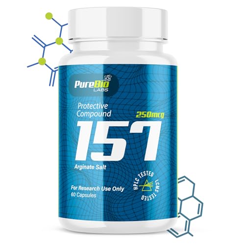Pure Bio Labs Advanced BPC 157 Peptide Capsules, 250mcg (Proudly Made in USA), Support for Muscle Health, Tissue Health, Gut Health, Rapid Recovery & Strength, 60 Capsules - 1 Month Supply