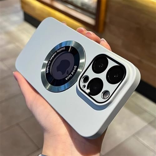 Coque de téléphone magnétique iPhone 14 Pro Max pare-chocs rigide