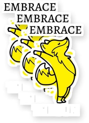 Embrace The Sun Vinyl Stickers 3 Pack 3 Inch image 5