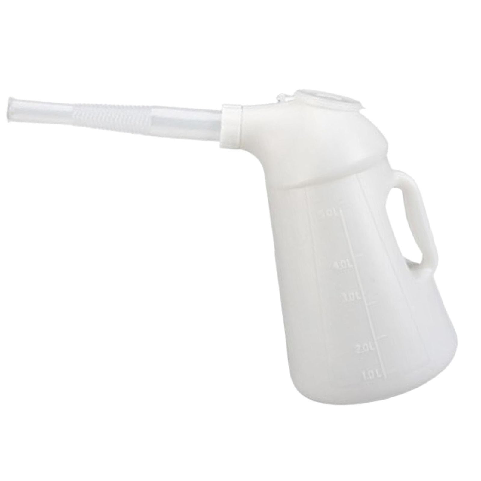 oringnat Oil Container with Spout Engine Oil Dispenser Container Leakage Oil Measuring Container with Lid for