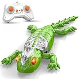 DOLGZIS Upgrade Wall Crawler Gecko with Gift Card, Rechargeable Remote Control Robot Kids Toys, Gecko Wall Climbing Toy for Kids, Boys, Girls, Birthday & Easter Gifts
