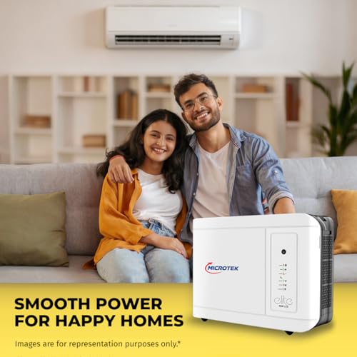 Image of Microtek MTKTU1K5S Elite UPS Inverter 1500 12V | Pure Sine Wave with Power Saver Tech | LED Display | 3-Year Warranty | Compatible with All Batteries | Ideal for Home, Office & Shops