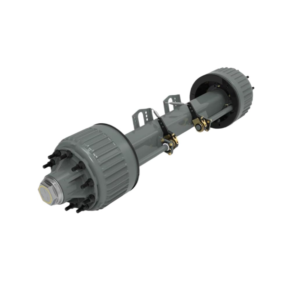 Heavy-Duty Trailer Axle for American Trucks – 25 Ton Capacity, Galvanized Steel, 1840 mm Track