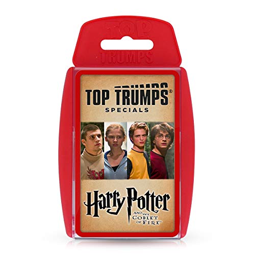 Scopri quanto è coraggioso Ron Weasley, quanto è astuto Rubeus Hagrid e il livello di magia che il professor Snape possiede in questa edizione di Top Trumps - Harry Potter e il Calice di Fuoco