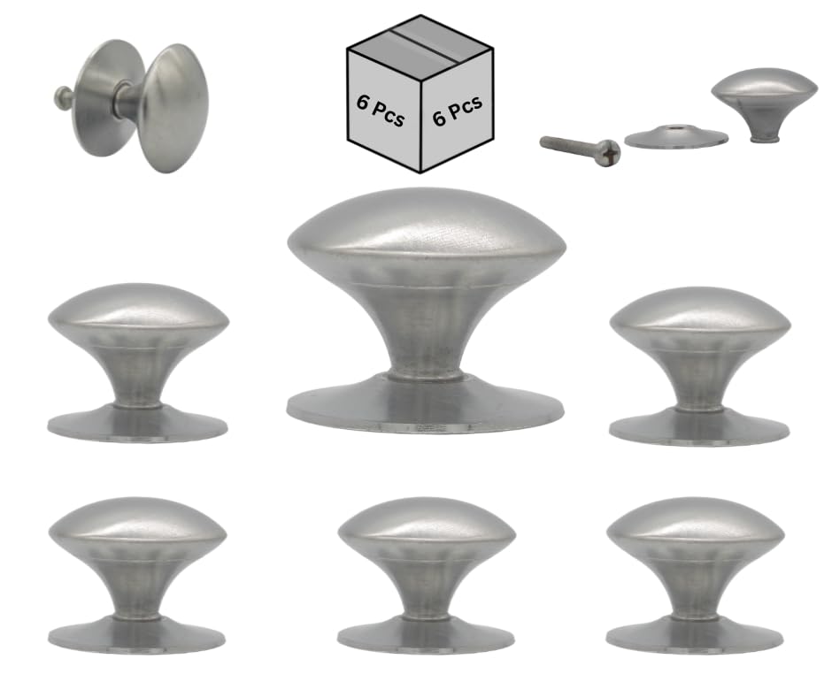 10PCS Vintage Cabinet Knobs, 35MM Vintage Shabby Chic Round Drawer Knobs, Kitchen Cabinet