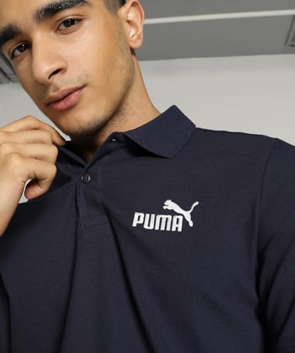 Image of Puma Men Cotton Solid Regular Fit T-Shirt