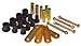 Prothane 4-1018-BL Black Spring Eye and HD Spring and Shackle Bushing Conversion Kit