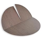 Dessus de table pliable en bois : ce plateau de table rond en bois dispose d'un design à quatre plis, ce qui permet d'économiser du temps et des efforts à la fois dans l'utilisation et le stockage. Lorsqu'il n'est pas utilisé, il peut être facilement placé dans un coin ou à l'intérieur d'une armoire, minimisant ainsi l'espace supplémentaire. Idéal pour les repas, les travaux manuels ou les activités de plein air, il combine fonctionnalité et look élégant. Parfait pour les petits espaces