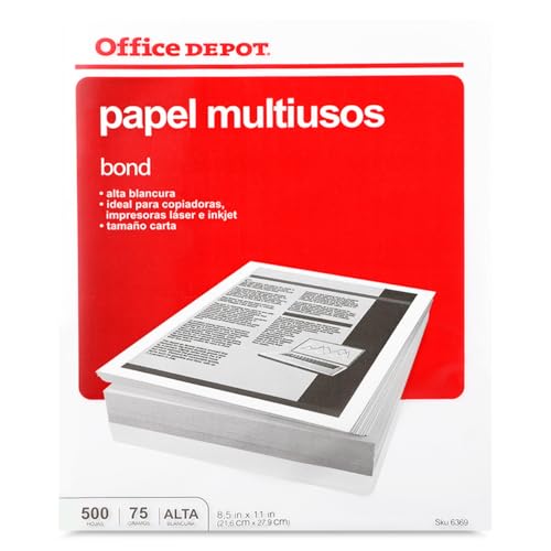 La mejor comparación de Hojas blancas tamaño carta para comprar online. 26 Imagen adicional