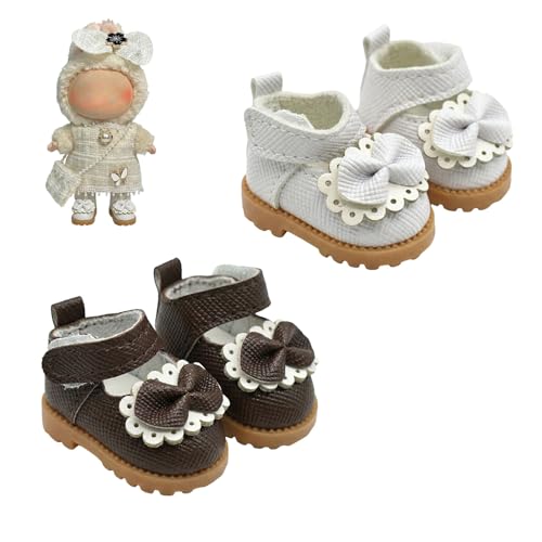 QIXINGWISE Premium Doll Shoes for Lububu, 15cm 17cm Dolls Accessories,