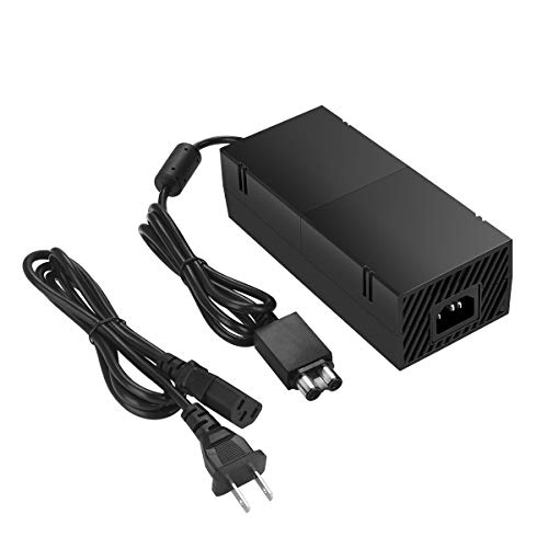 Xbox One Power Supply Brick with Power Cord，Enhance Version AC Adapter Power Supply