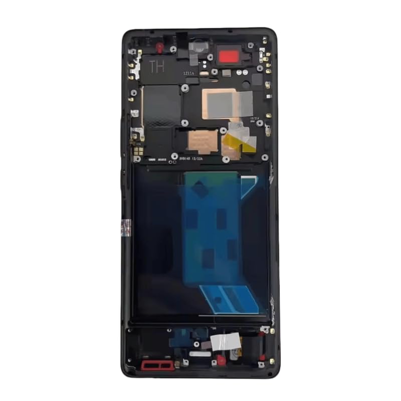 Bloc écran LCD Vivo X70 Pro Plus numériseur bleu sur châssis