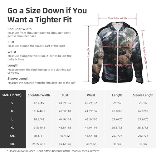UPF 50+ Earth Sun Protection Hoodie Rash Guard Shirt Long Sleeve Sun Shirt Lightweight Jacket2