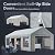 Quictent Heavy Duty 13x25 ft Carports with Side Zipper Doors & Snowproof Steel Cables & Ventilated Windows, Waterproof Storage Shelter for Car, Boat, RV, Outdoor Equipment, Gray