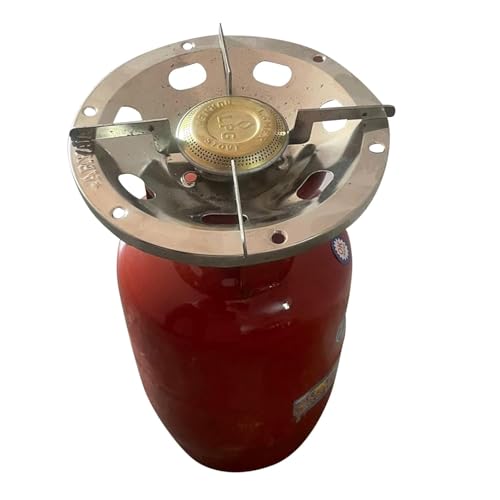 Image of Iron Portable Single Burner Gas Stove Complete Set And Empty Cyl Capactity (4Kg)