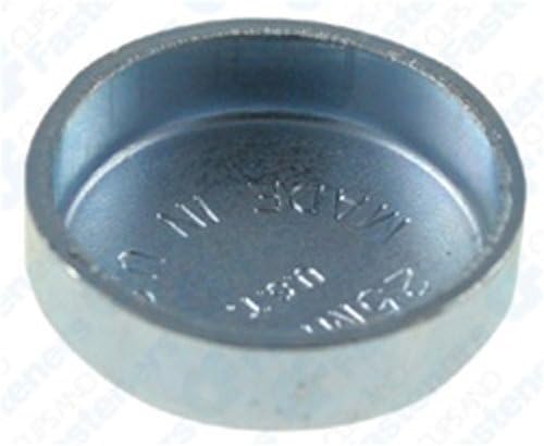 Tampão de expansão tipo copo 25 mm zincado Clipsandfasteners – Pacote com 25 unidades