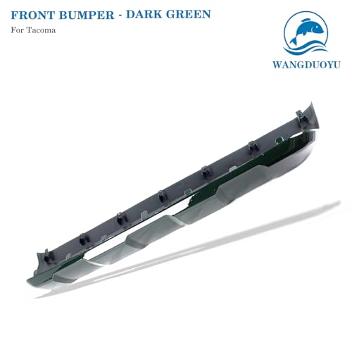 Image of Front Bumper Lower Valance Panel Skid Plate Black Compatible with 2016-2023 Toyota Tacoma - Replaces Part 53911-04210 TO1095205 (Green)
