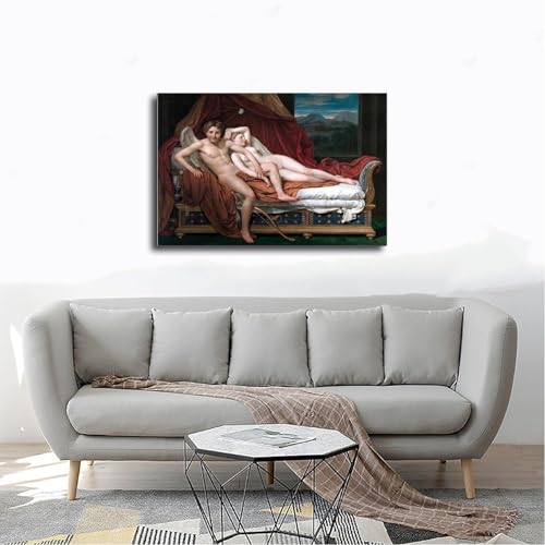Impression sur toile Cupid And Psyche pour remplacer un cadre mural vide