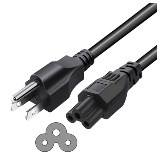 6.6Ft Universal 3 Prong Power Cord Cable for LG TV 32" 39" 40" 42" 44" 47" 49" 50" 55" 60" 65" Inch Smart LED LCD HD TV Replacement C5 Replacement Power Cord