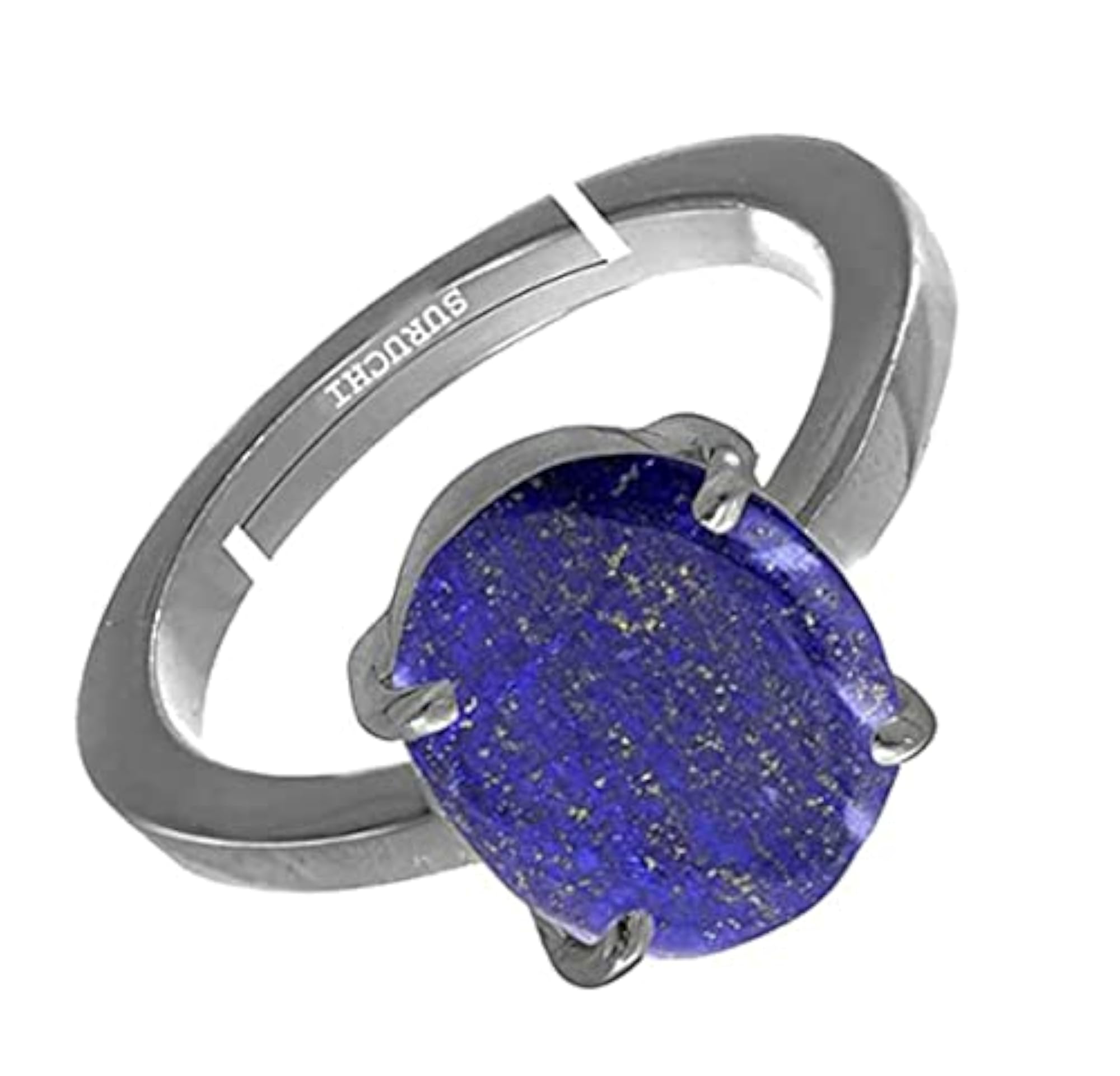 Women's Lapis Lazuli 925 Sterling Silver Adjustable Ring, Astrological Gemstone
