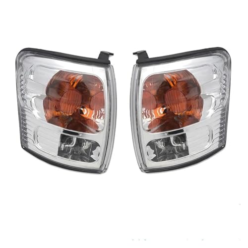 Pair Left&Right Corner Light Assembly Compatible with Toyota Hilux 2001 2002 2003 2004 2005 Car Front BumperTurn Signal Light