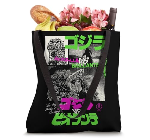 Bolso Tote Godzilla Collage Neon Accents miniatura 4