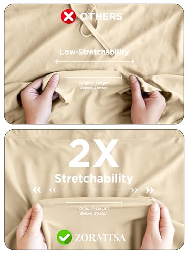 Image of ZORNITSA Cotton Lycra Saree Shapewear Petticoat for Women, Stretchable Saree Shaper Petticoat Inskirt, Shape wear Dress for Saree, Skirts