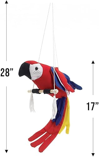 Miniatura 2 de Fun Express - "Loro de tela (17") - Decoración de fiesta - Decoración colgante - Decoración colgante Miscelánea - Suministros para la escuela