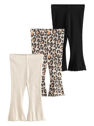 Next Niñas Pack de 3 Leggings Acampanados Animal Neutral 5 Años