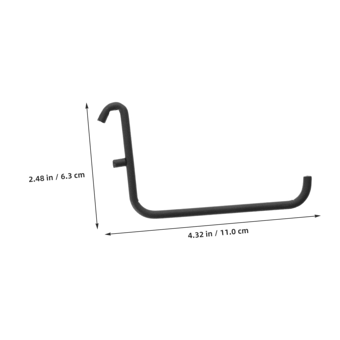 balacoo Pegboard and Accessories Kit 3pcs Heavy Duty Hooks Iron Wall Mounting Hooks for Garage Easy Install Tool Hanging Wall Organizer